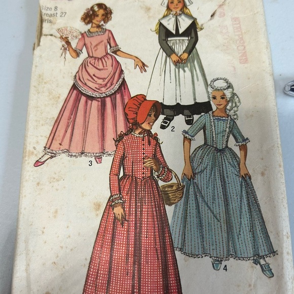 4/$50 simplicity 9136 Vintage Style Kids Costume Set - Red and Blue 🪡 - Picture 1 of 7